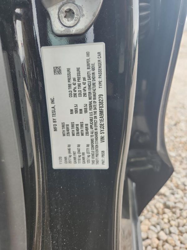 2021 TESLA MODEL 3