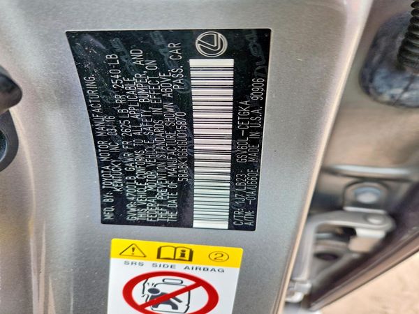 2016 LEXUS ES 350
