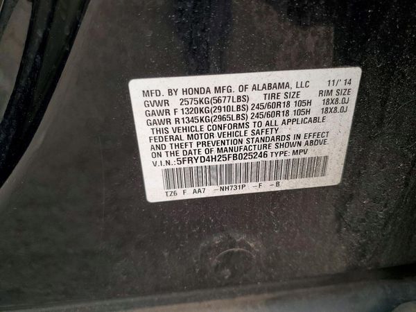 2015 ACURA MDX SH-AWD