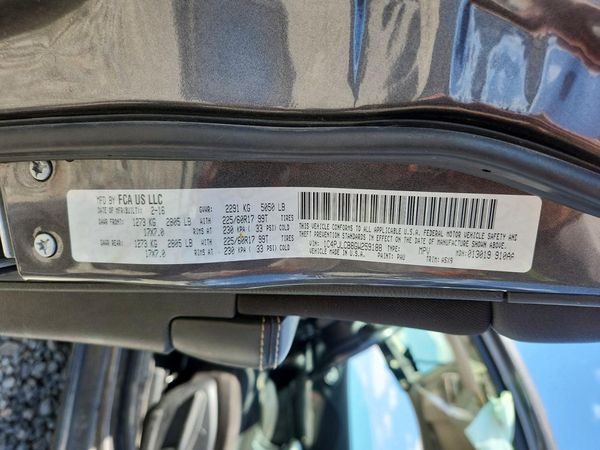 2016 JEEP CHEROKEE Latitude/Longitude/North