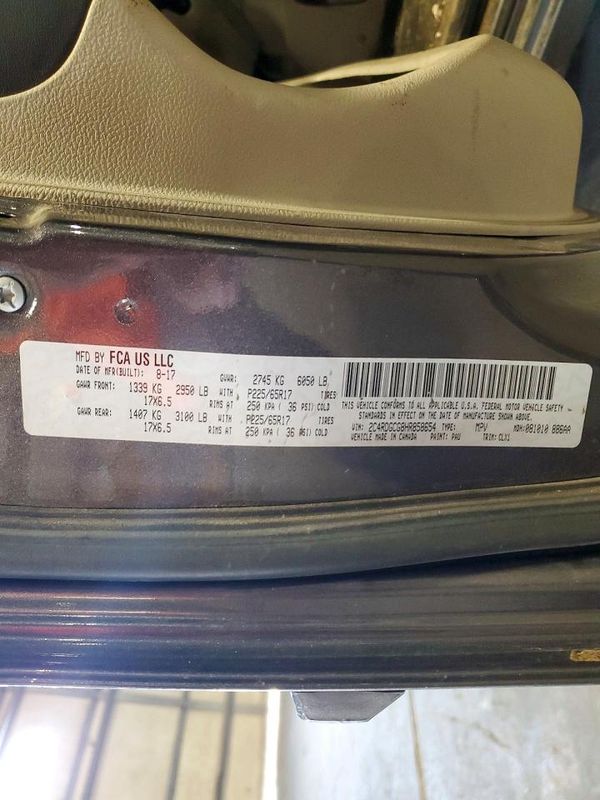 2017 DODGE GR CARAVAN SXT