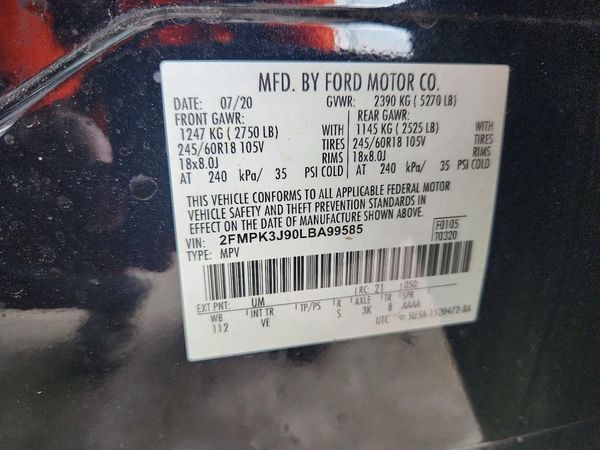 2020 FORD EDGE