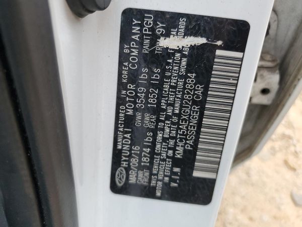 2016 HYUNDAI ACCENT GS / GLS