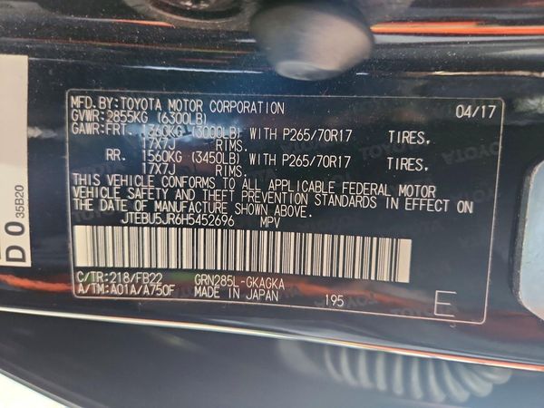 2017 TOYOTA 4RUNNER
