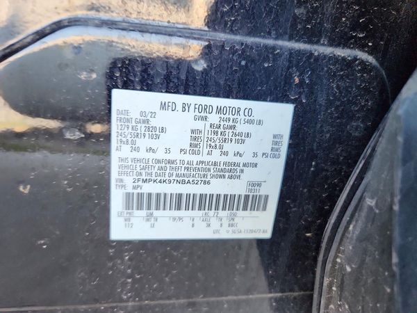 2022 FORD EDGE Titanium
