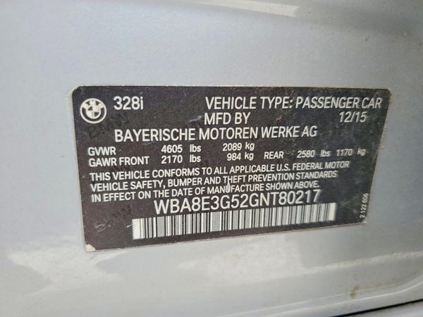 2016 BMW 328 xDrive SA
