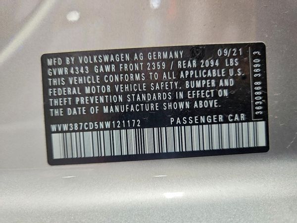2022 VOLKSWAGEN GTI