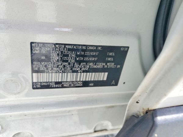 2021 TOYOTA RAV4 XLE