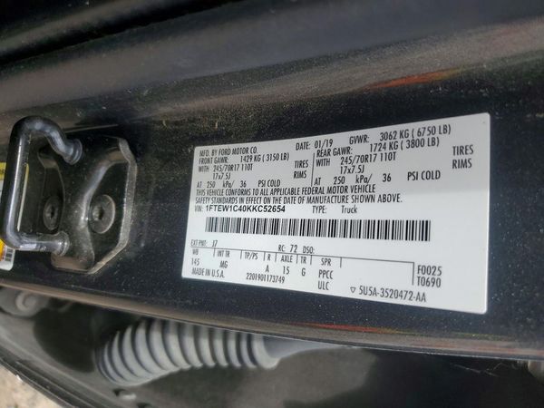 2019 FORD F150