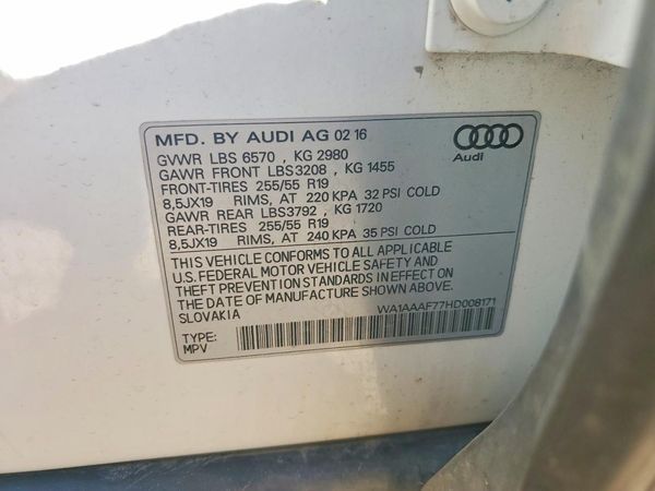 2017 AUDI Q7 quattro Premium