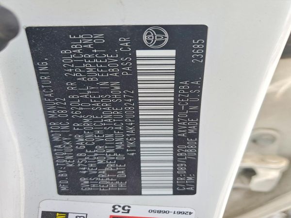 2023 TOYOTA CAMRY