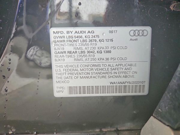 2018 AUDI Q5