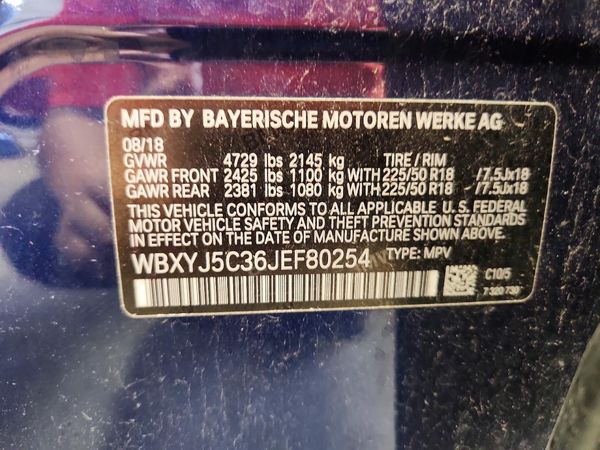 2018 BMW X2