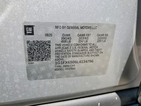 2020 CHEVROLET BOLT EV Premier