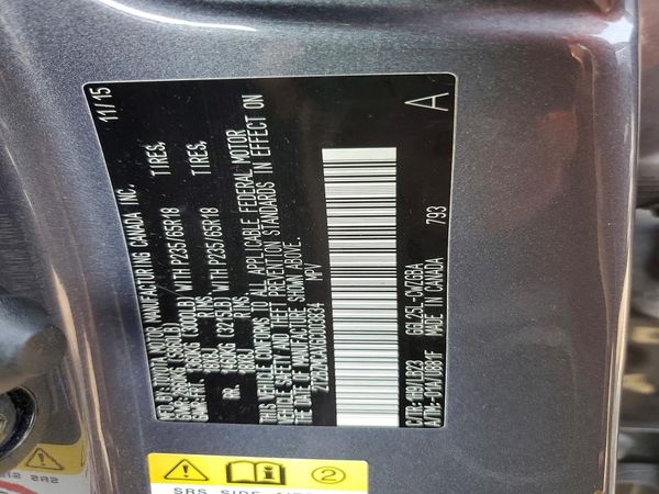 2016 LEXUS RX 350