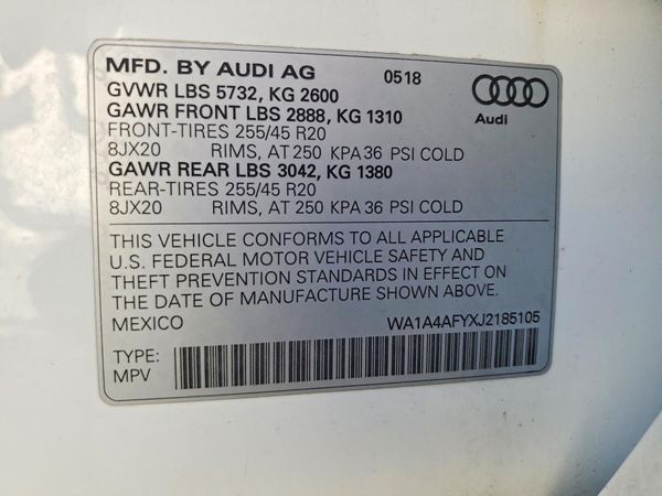 2018 AUDI SQ5