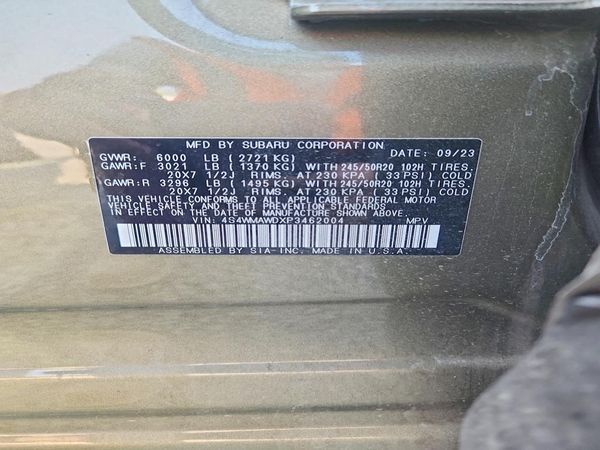 2023 SUBARU ASCENT