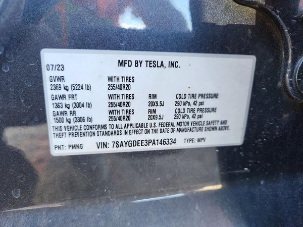 2023 TESLA MODEL Y