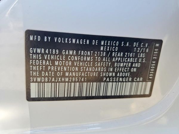 2017 VOLKSWAGEN JETTA
