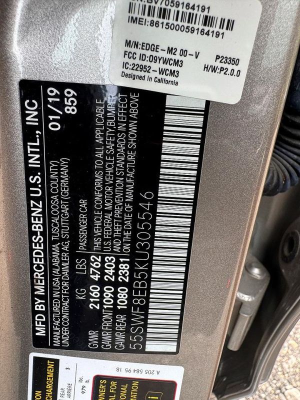 2019 MERCEDES-BENZ C C300-4M