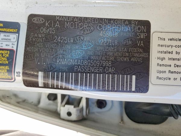 2016 KIA OPTIMA