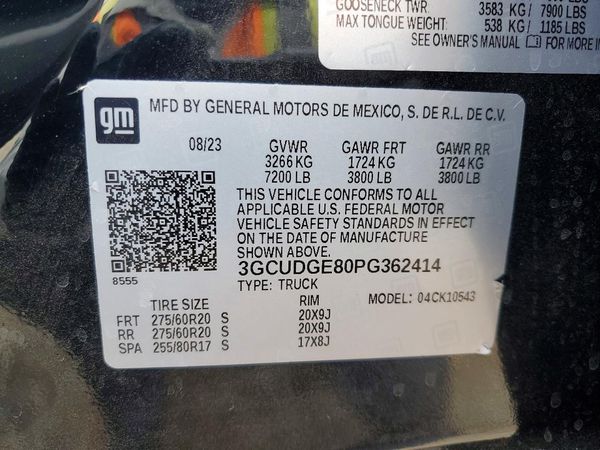2023 CHEVROLET SILVERADO LTZ
