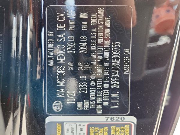 2021 KIA FORTE GT Line