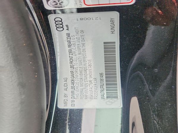 2018 AUDI A3