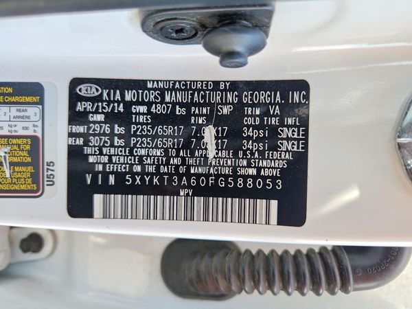 2015 KIA SORENTO GL