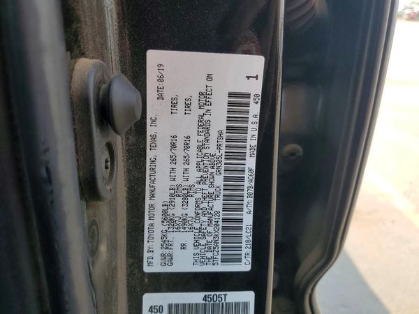 2019 TOYOTA TACOMA SR5