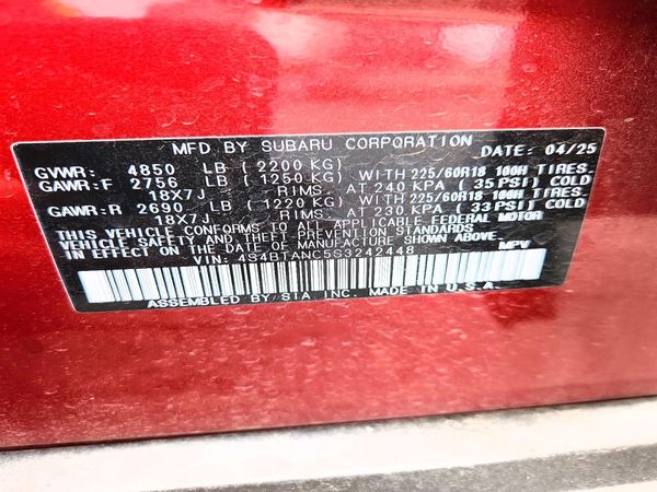 2025 SUBARU OUTBACK Limited