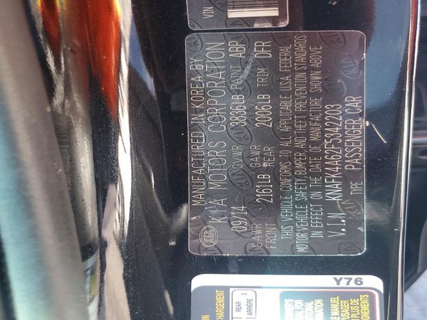 2015 KIA FORTE GL(Middle-low grade)