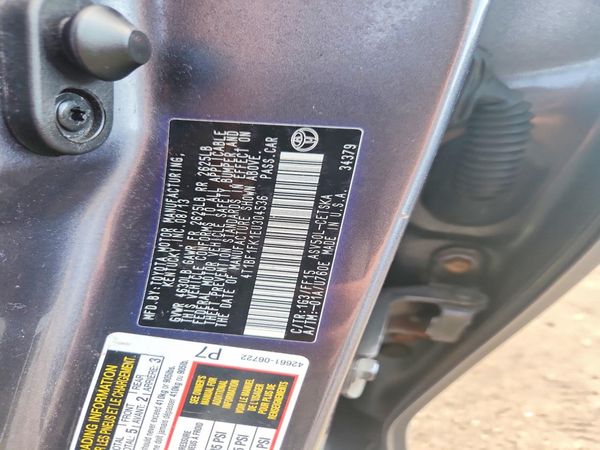 2014 TOYOTA CAMRY