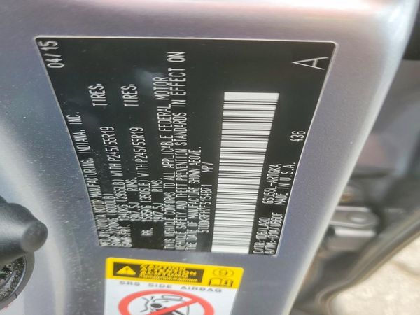 2015 TOYOTA HIGHLANDER Base/Hybrid