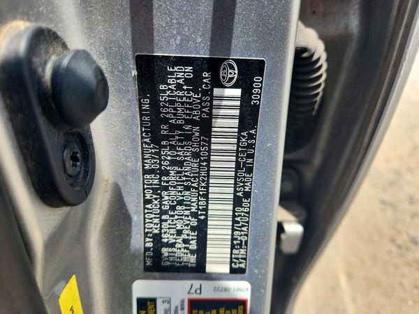 2017 TOYOTA CAMRY LE/SE/XLE/XSE