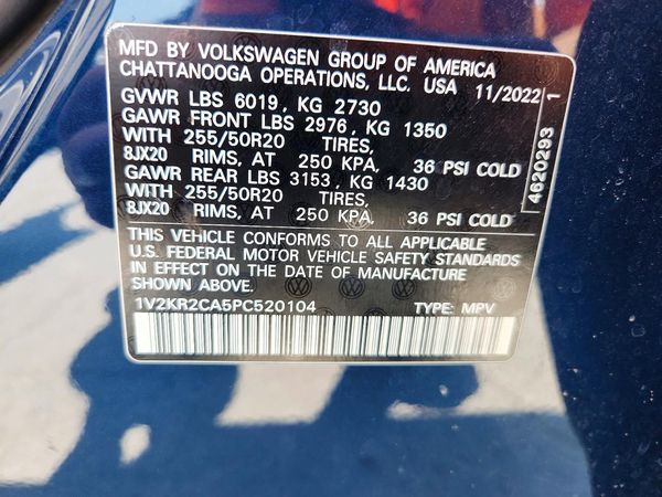 2023 VOLKSWAGEN ATLAS