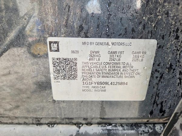 2020 CHEVROLET BOLT LT