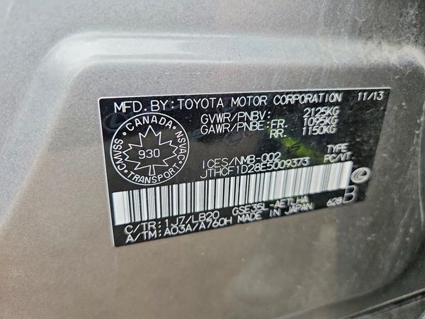 2014 LEXUS IS 250