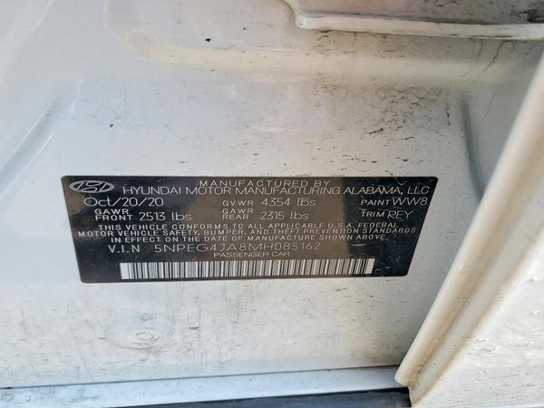 2021 HYUNDAI SONATA SE