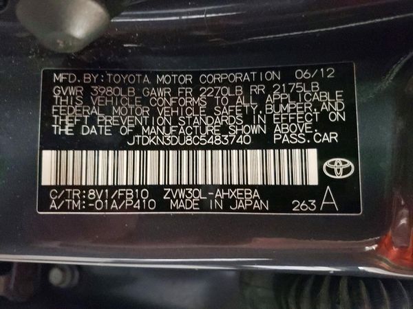 2012 TOYOTA PRIUS
