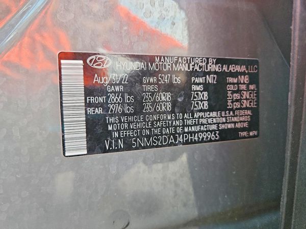 2023 HYUNDAI SANTA FE SEL