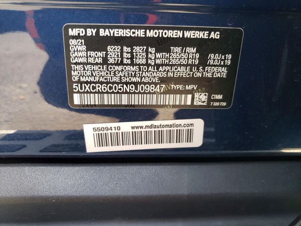 2022 BMW X5 xDrive40i