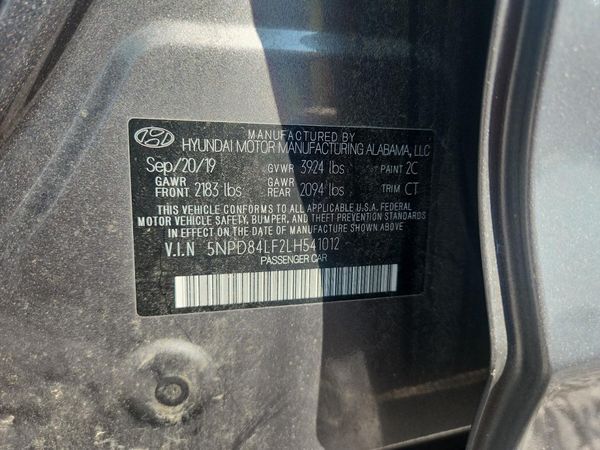 2020 HYUNDAI ELANTRA