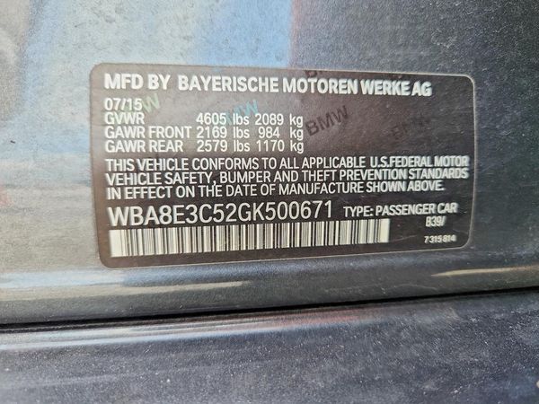 2016 BMW 328 xDrive SA