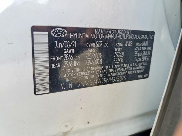 2022 HYUNDAI SANTA FE SEL