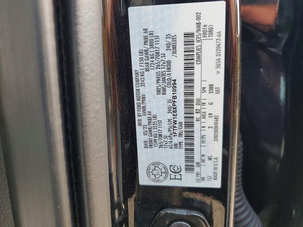 2023 FORD F150 SuperCrew