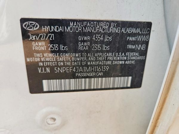 2021 HYUNDAI SONATA
