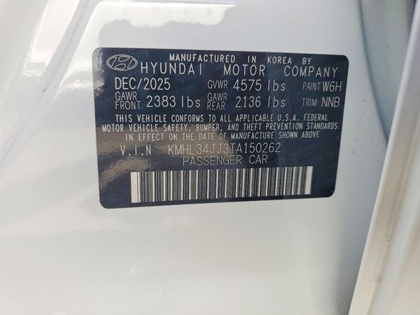 2026 HYUNDAI SONATA HYBRID