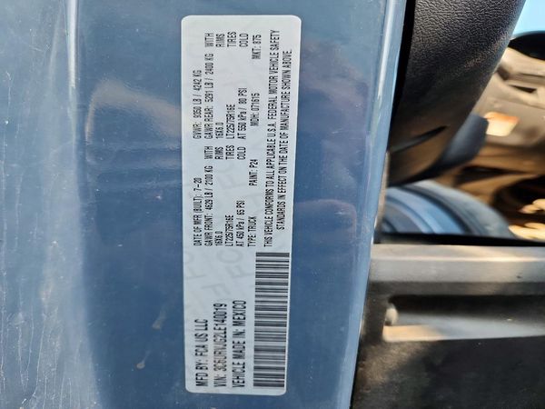 2020 RAM PROMASTER 3500 VF