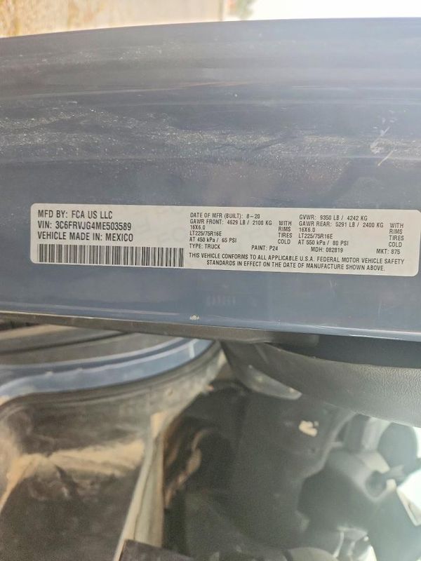 2021 RAM PROMASTER 3500